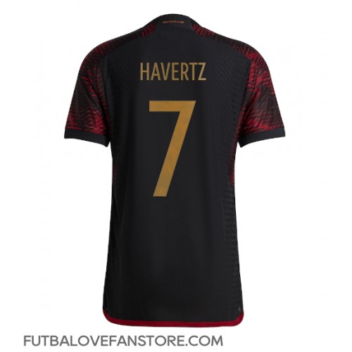Nemecko Kai Havertz #7 Vonkajší futbalový dres MS 2022 Krátky Rukáv